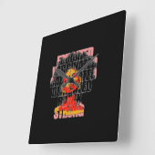 1 African American Woman Equality Black Strong Pro スクエア壁時計 (傾斜)