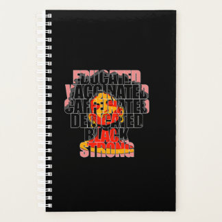 1 African American Woman Equality Black Strong Pro プランナー手帳