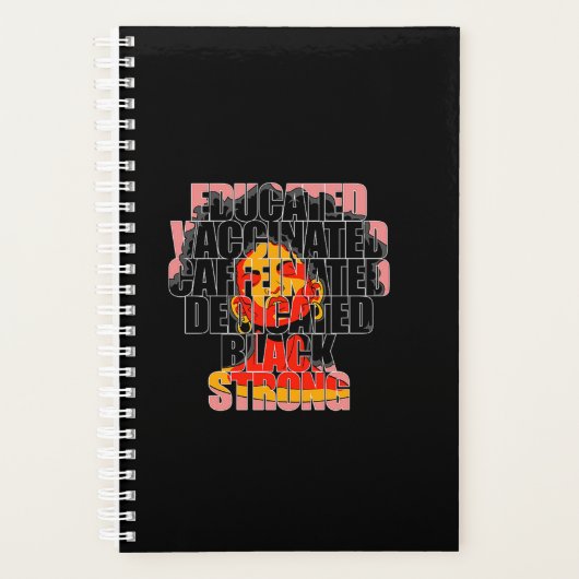 1 African American Woman Equality Black Strong Pro プランナー手帳 (正面)