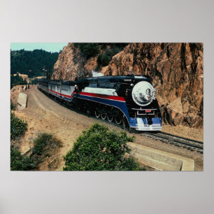 1 American Freedom Train (SP) 4449, Cape Horn, CA ポスター