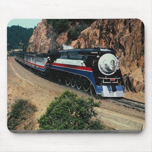 1 American Freedom Train (SP) 4449, Cape Horn, CA マウスパッド (正面)