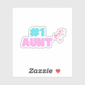 #1 Aunt Sticker シール (シート)