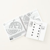 #1 Baker/Minecraft Fondant Cookbook Journal ノートブック (内部)