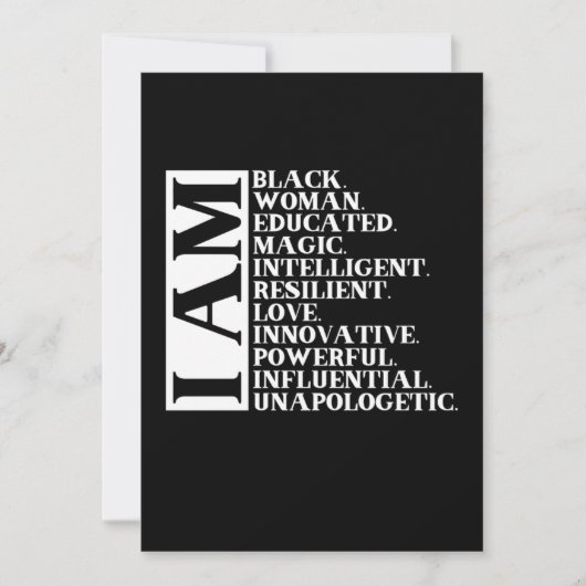 1 Black Woman Saying I Am Manuel.Png セーブザデート (正面)