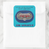 1 BN 187歩兵第101機上用ステッカー スクエアシール (バッグ)