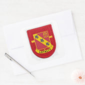 1 BN 319thフィールド砲兵フラッシュ/DUIスタンプ スクエアシール (封筒)