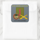 1 BN 5フィールド第1歩兵芸術品を気取ったシール スクエアシール (バッグ)