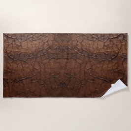 #1 Bro Leather-look ビーチタオル