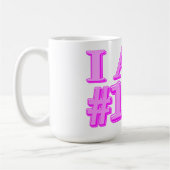 "#1 CHOICE"かわいい表現デザイン。買今 コーヒーマグカップ (左)