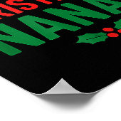 #1 Christmas Nana ポスター (角)