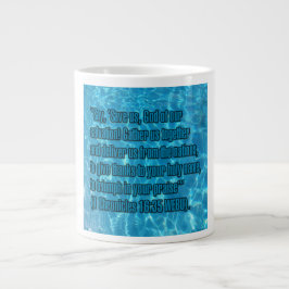 1 Chronicles 16:35 WEBU Mug ジャンボコーヒーマグカップ