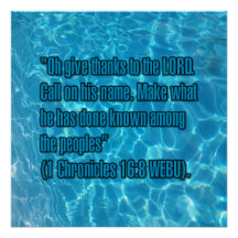 1 Chronicles 16:8 WEBU
