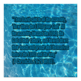 1 Chronicles 29:20 WEBU ポスター