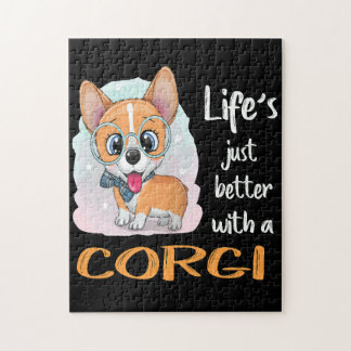 1 Corgiで人生を楽しむ ジグソーパズル