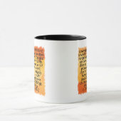 1 Corinthiansの13:4 - 7 マグカップ (中央)