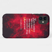 1 Corinthiansの13:4 Case-Mate iPhoneケース (裏面(横))