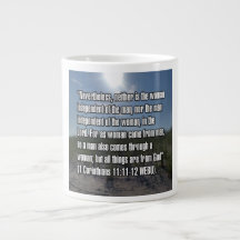 1 Corinthians 11:11-12 WEBU マグカップ