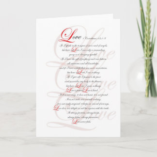 1 Corinthians 13 カード