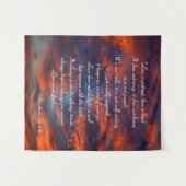 1 Corinthians 13; 感動的な4-8a | タペストリー (正面(横))