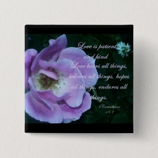 1 Corinthians 13 缶バッジ (正面)