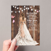 1 Corinthians 13:8 Bridal Shower Invitation アクリル招待状 (インサイチュ (ポータブル))