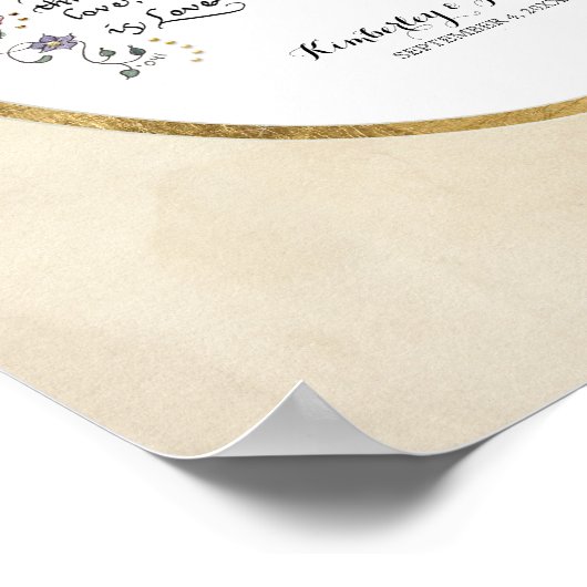 1 Corinthians 13, Love Chapter Christian Scripture ポスター (角)