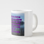 1 Corinthians 15:10 WEBU Mug ジャンボコーヒーマグカップ (正面右)