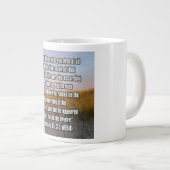 1 Corinthians 15:3–5 WEBU Mug ジャンボコーヒーマグカップ (正面右)
