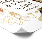 1 Corinthians 16:14あなたがたは愛の中で行ないなさい ポスター (角)