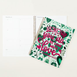 1 Corinthians 16:14 プランナー手帳