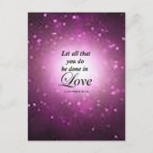 1 Corinthians 16:14 ポストカード (正面)