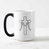 1 Corinthians 1:18 Scripture Cross Mug モーフィングマグカップ (左)