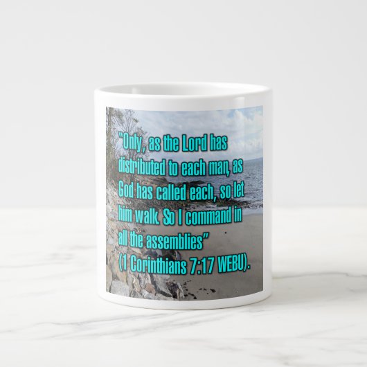 1 Corinthians 7:17 WEBU マグカップ (正面)