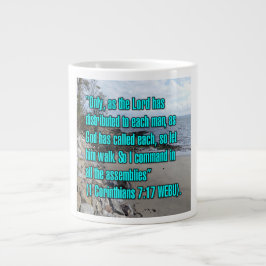 1 Corinthians 7:17 WEBU Mug ジャンボコーヒーマグカップ