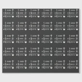 1 cross 3爪、 ネイル4キリスト与え教復活信仰 ラッピングペーパー (フラット)