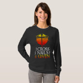 1 Cross 3爪、 ネイルForgiven Faith Christian Tシャツ (正面フル)