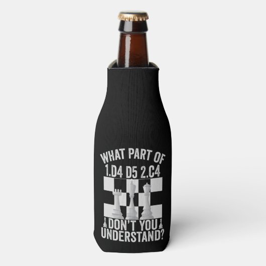 1.d4 d5 2.c4のどの部分が理解できない ボトルクーラー (ボトル正面)