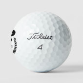 #1 Dad Golf Balls - World's Best Custom Gift ゴルフボール (ロゴ)