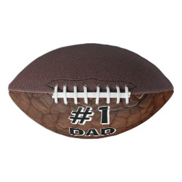 #1 Dad Leather-look アメリカンフットボール