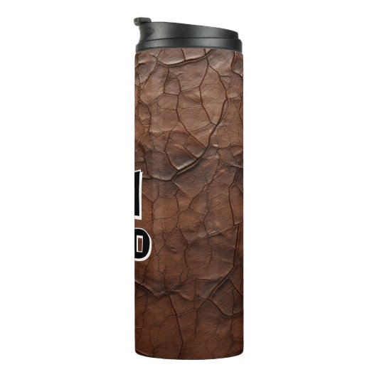 #1 Dad Leather-look タンブラー (回転右)