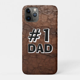 #1 Dad Leather-look iPhone 11 Proケース