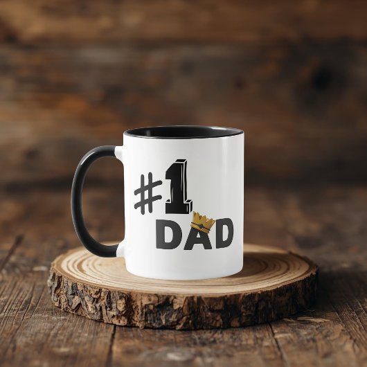 #1 Dad Love Personalized Mug マグカップ