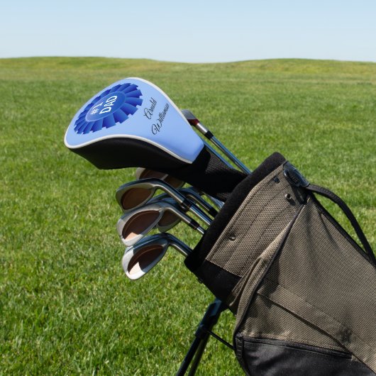 #1 DAD personalize with Name ゴルフヘッドカバー (インサイチュ)