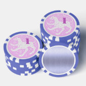 1 Dollar/Euro Casino Chip weiss ポーカーチップ (積み重ね)