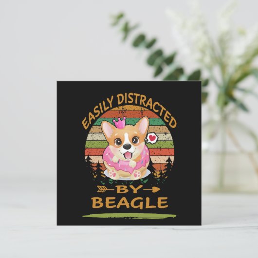 1 Easily Distracted By Beagle 招待状 (スタンド正面)