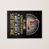 1 Es私は多くの人よりもドイツの羊飼いが好き ジグソーパズル (横)