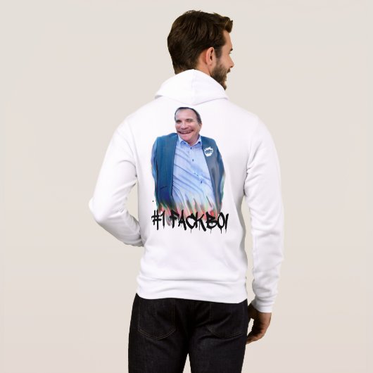 #1 FACKBOI - Tröja - Mönster ryggen パーカ (裏面フル)