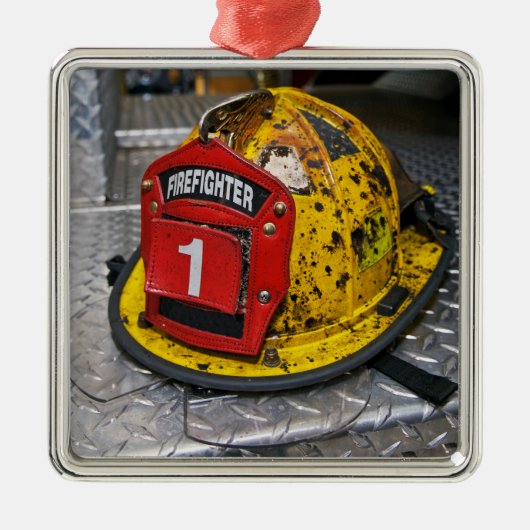 #1 Figherの戦闘機のオーナメント メタルオーナメント (正面)