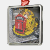 #1 Figherの戦闘機のオーナメント メタルオーナメント (左)