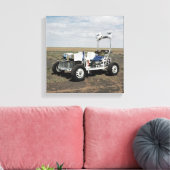 1 G月ローバー車のビュー キャンバスプリント (インサイチュ (リビング))
